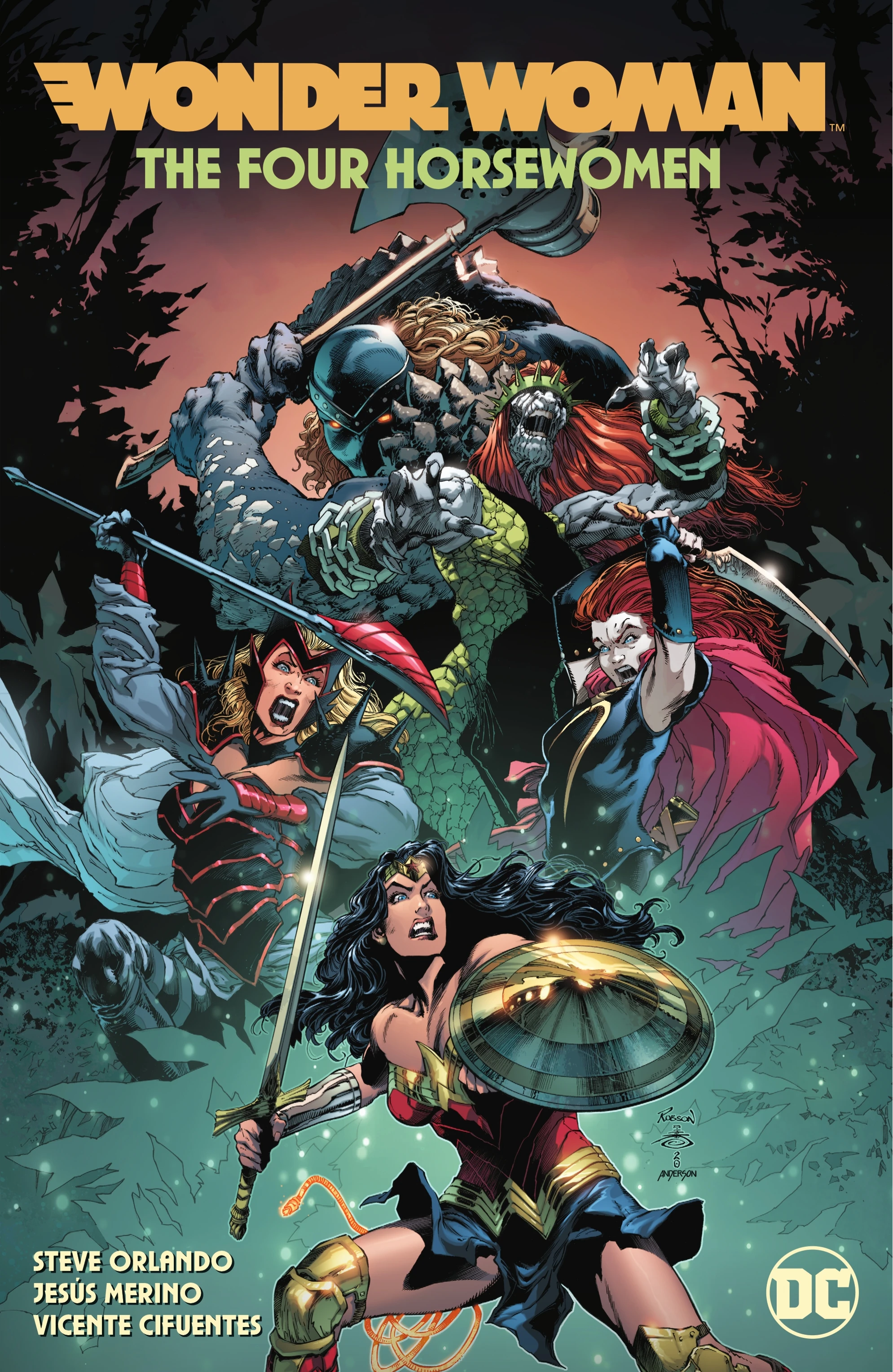 Wonder Woman Vol. 4: The Four Horsewomen (DC, 2021) cover
